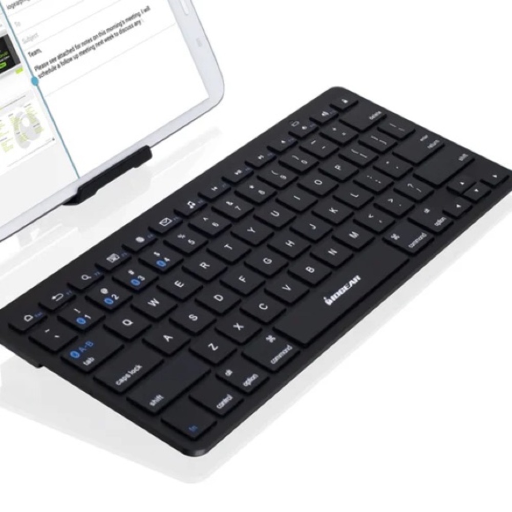 Iogear Slim Multi-Device Bluetooth Keyboard with Adjustable Stand